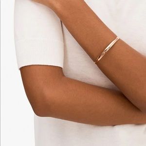 Kate Spade Idiom Bangle "Stop and Smell the Roses"